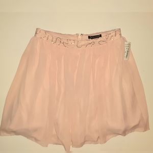 Xtraordinary Sequin Embroidered Pleat Skater Skirt